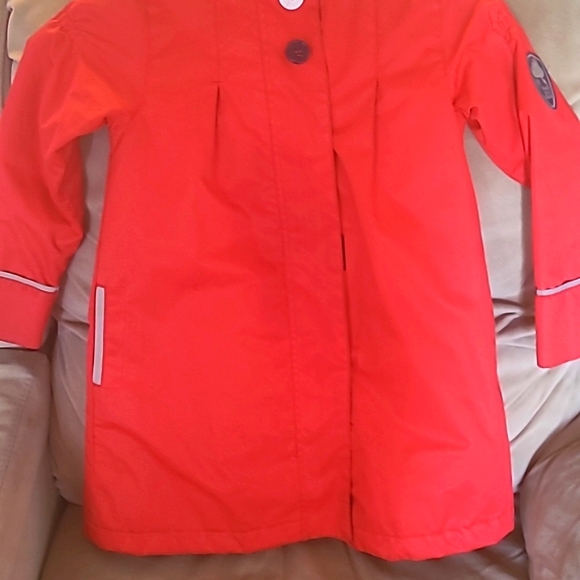 Girl's red spring Jacket - Picture 1 of 3